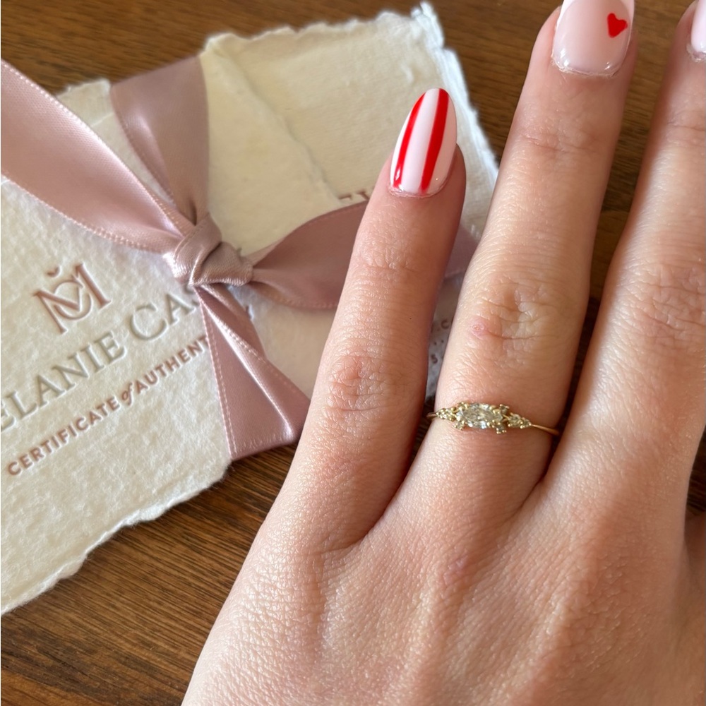 Melanie Casey diamond eyelet ring